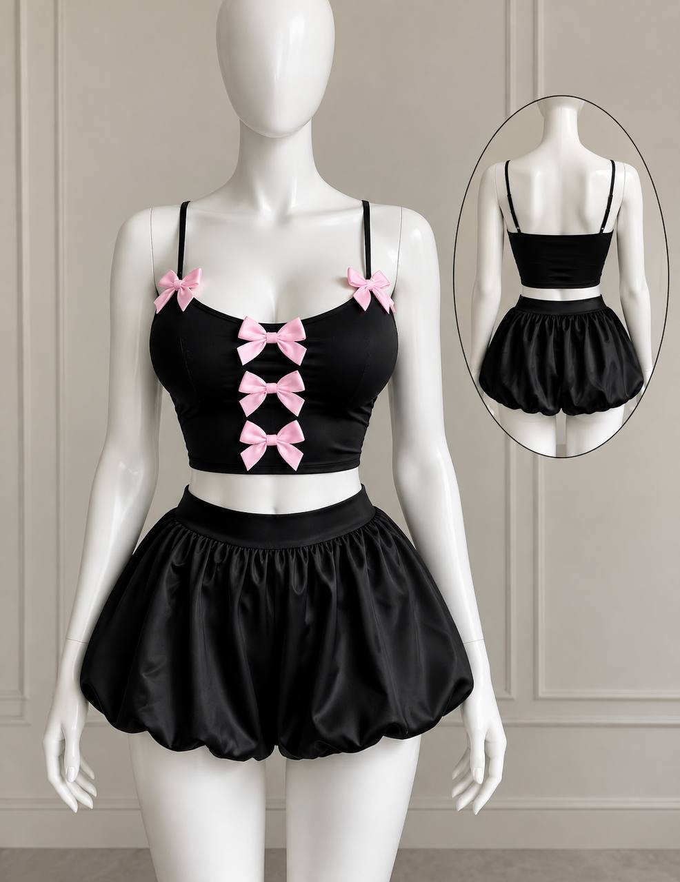 لباس خواب کاستوم ست تاپ و دامن فانتزی Sleepwear-custom